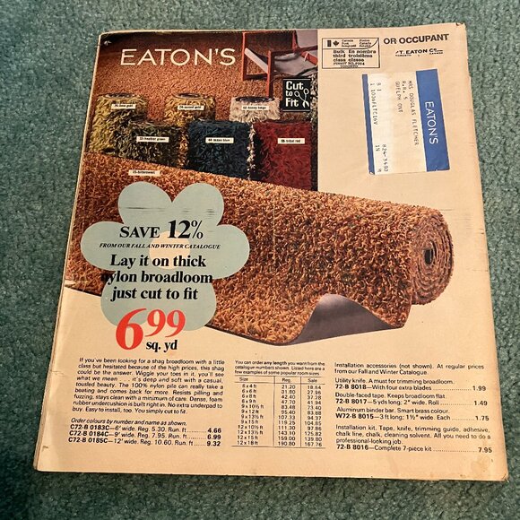 Vintage Eaton's Catalogue June 1973 - Picture 2 of 5